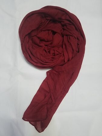 Plain Lawn Scarf - Rust Plain Lawn Scarf - Rust